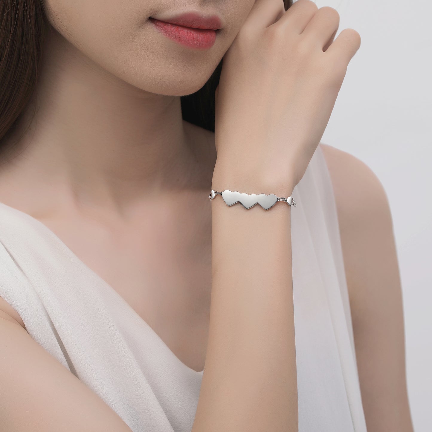 2/3/ Pcs Matching Heart Distance Bracelets Friendship Gift for Sisters Best Friends Cousins Bestie Girls Women