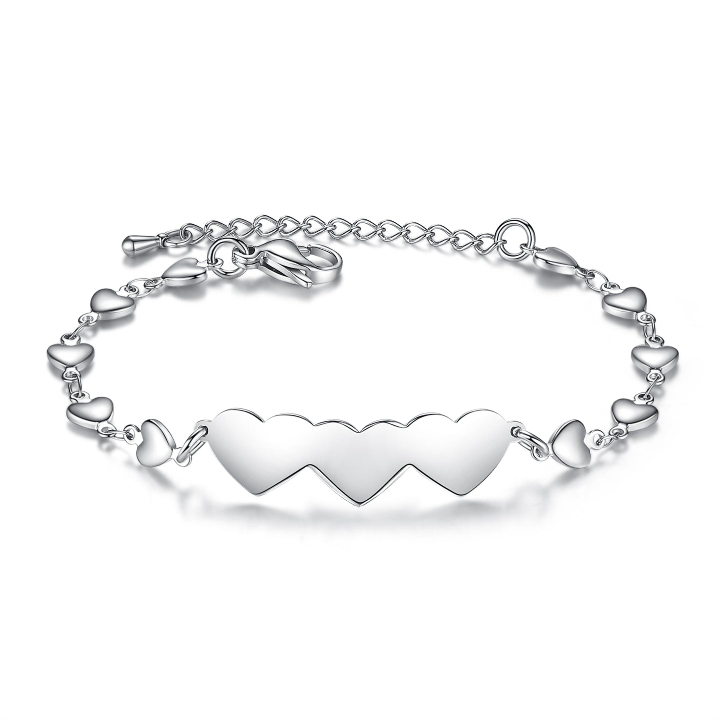 2/3/ Pcs Matching Heart Distance Bracelets Friendship Gift for Sisters Best Friends Cousins Bestie Girls Women