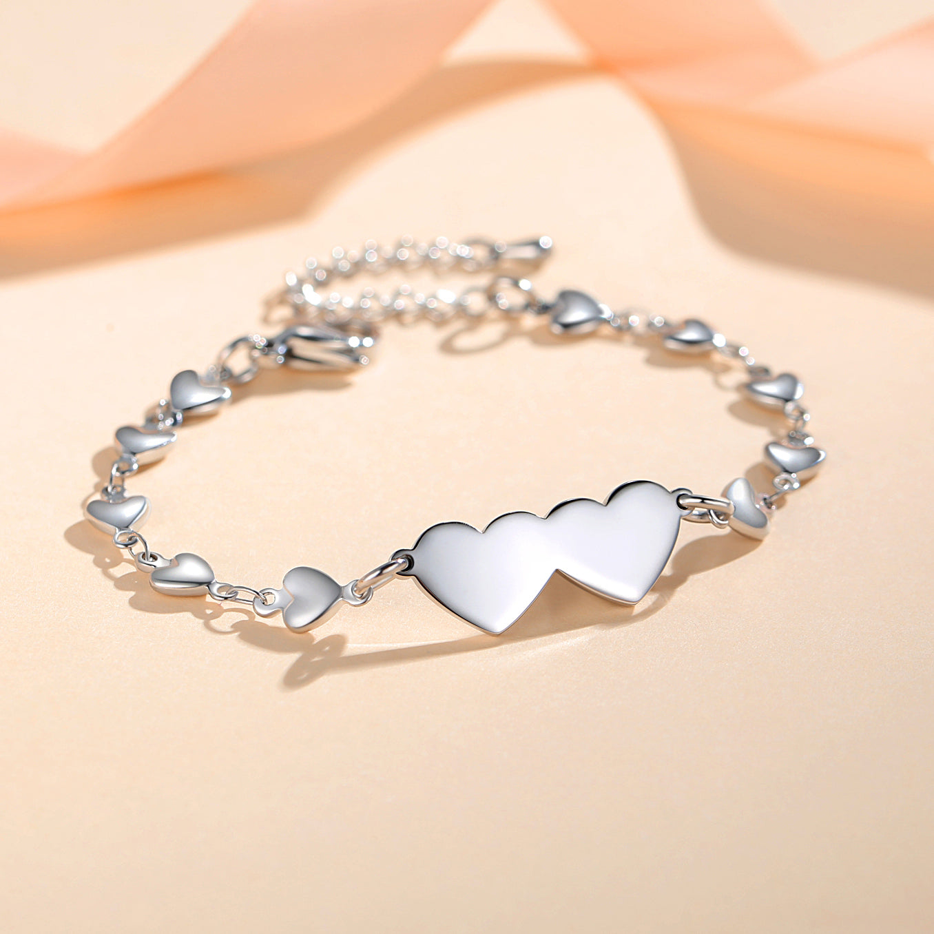 2/3/ Pcs Matching Heart Distance Bracelets Friendship Gift for Sisters Best Friends Cousins Bestie Girls Women