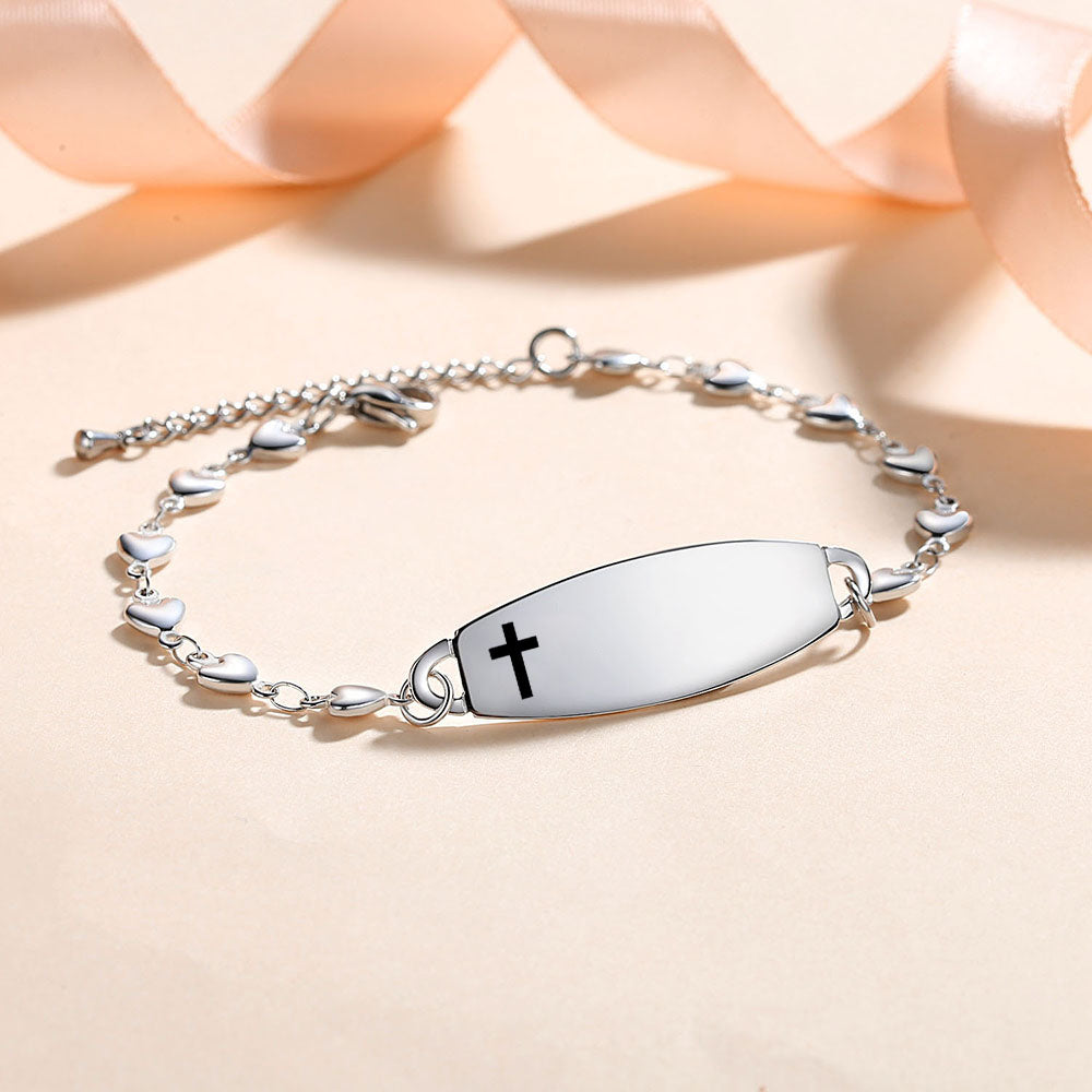 Linnalove Bible Verse Bracelets for women, Heart links Inspirational Faith Bracelet - the Perfect Christmas Gift for girls