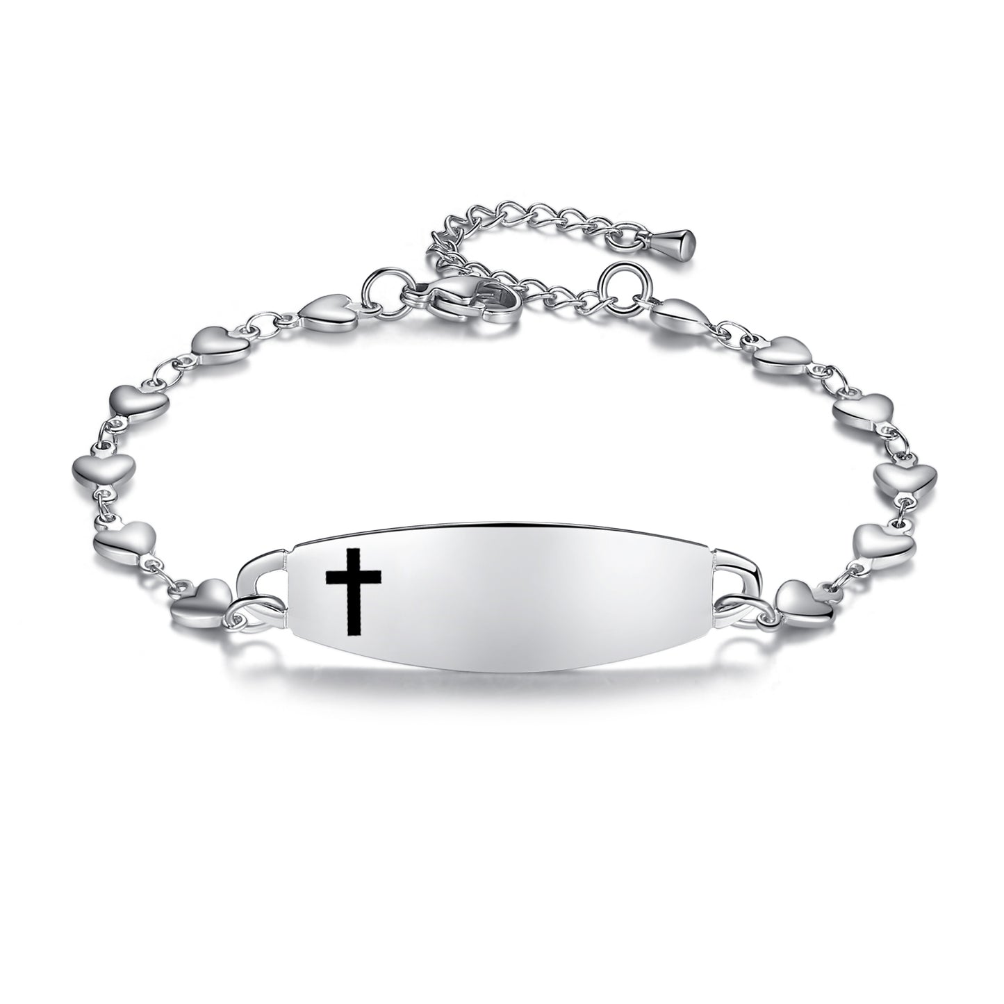 Linnalove Bible Verse Bracelets for women, Heart links Inspirational Faith Bracelet - the Perfect Christmas Gift for girls