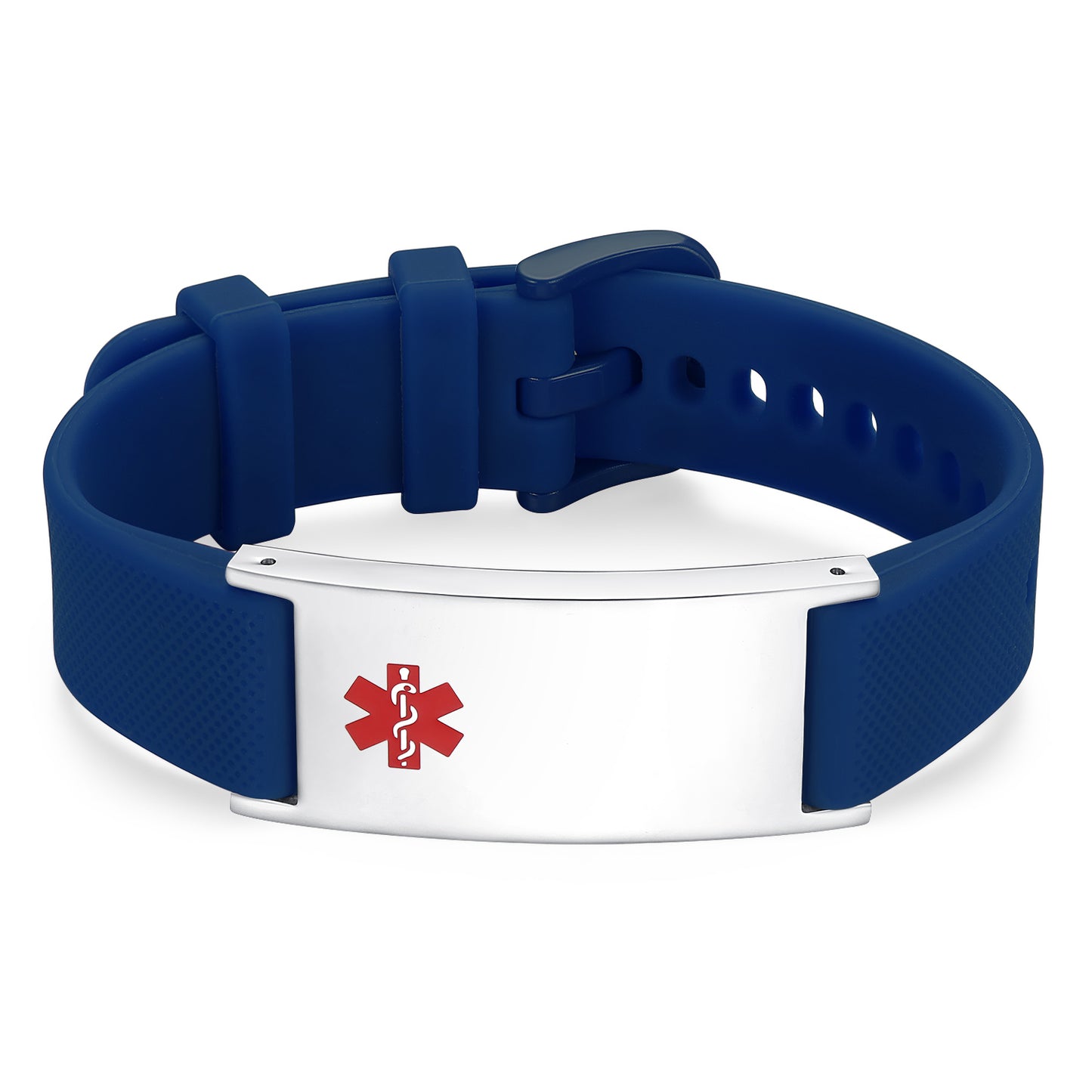 Personalized Silicone Medical Alert Bracelets Waterproof Sport ID Bracelets for Men Women