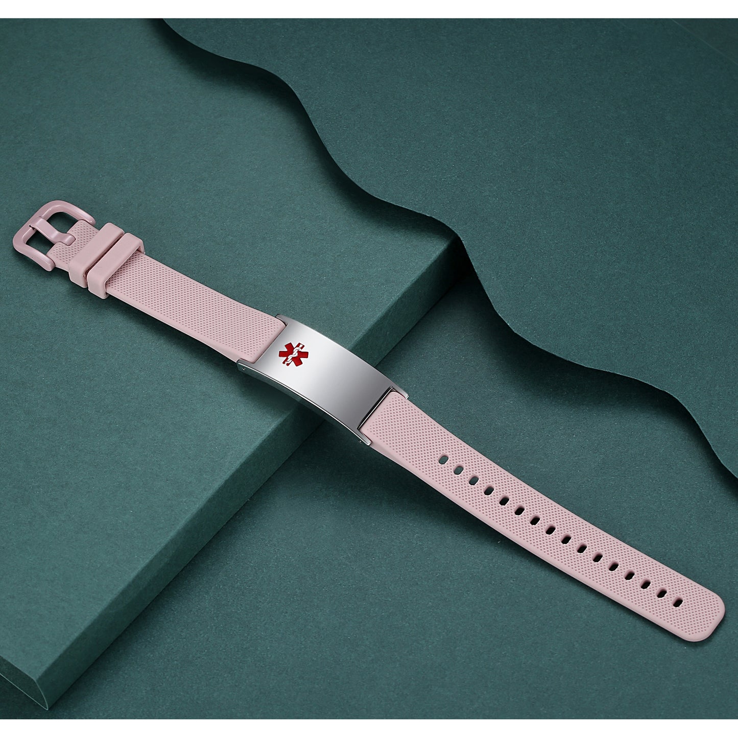 Personalized Silicone Medical Alert Bracelets Waterproof Sport ID Bracelets for Men Women