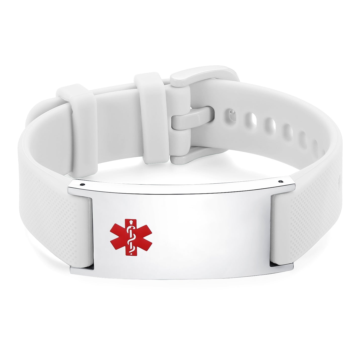 Personalized Silicone Medical Alert Bracelets Waterproof Sport ID Bracelets for Men Women