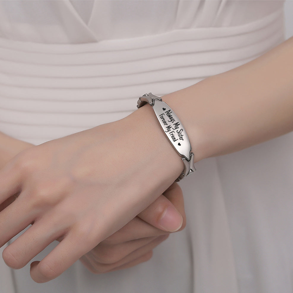 LinnaLove Sister Bracelets for 2/3/4 quote bracelets for your Soul Sister