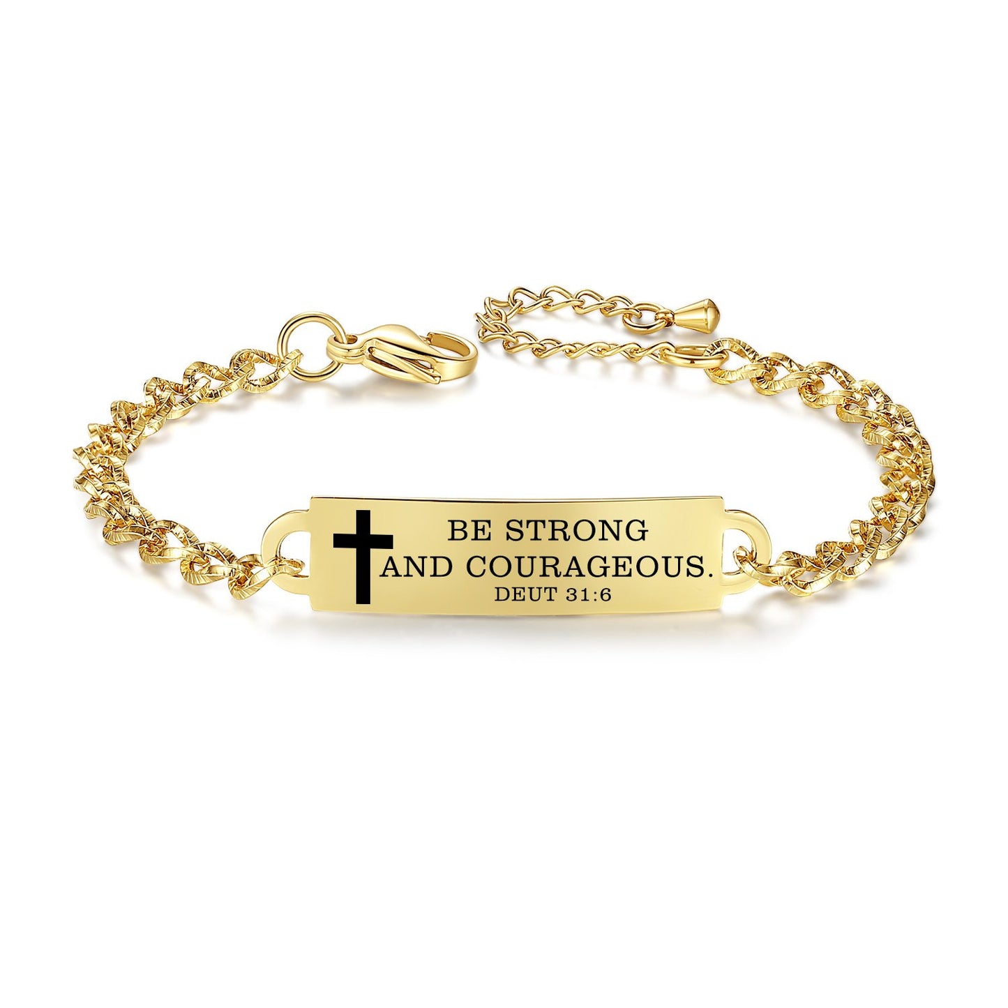 Linnalove Bible Verse Bracelet, an Inspirational Faith Bracelet for women - the Perfect Christmas Gift for girls