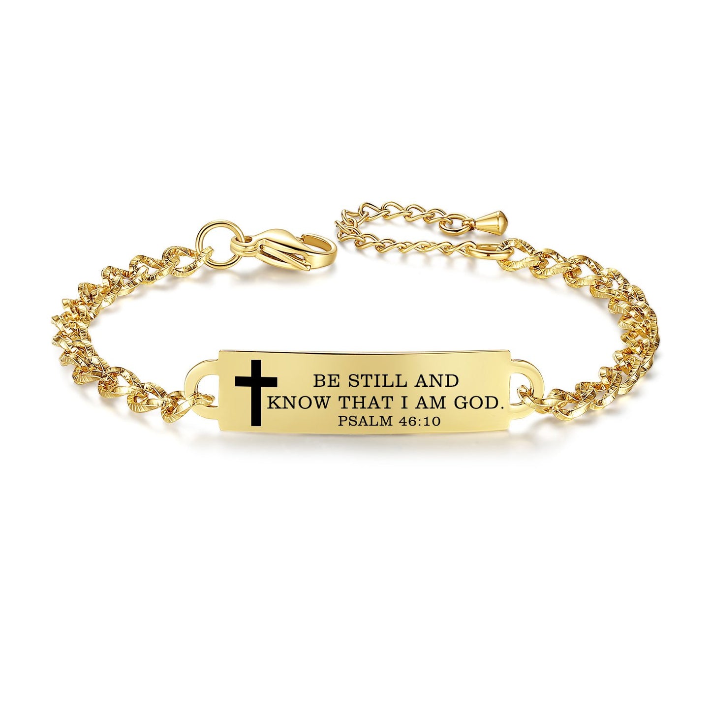 Linnalove Bible Verse Bracelet, an Inspirational Faith Bracelet for women - the Perfect Christmas Gift for girls