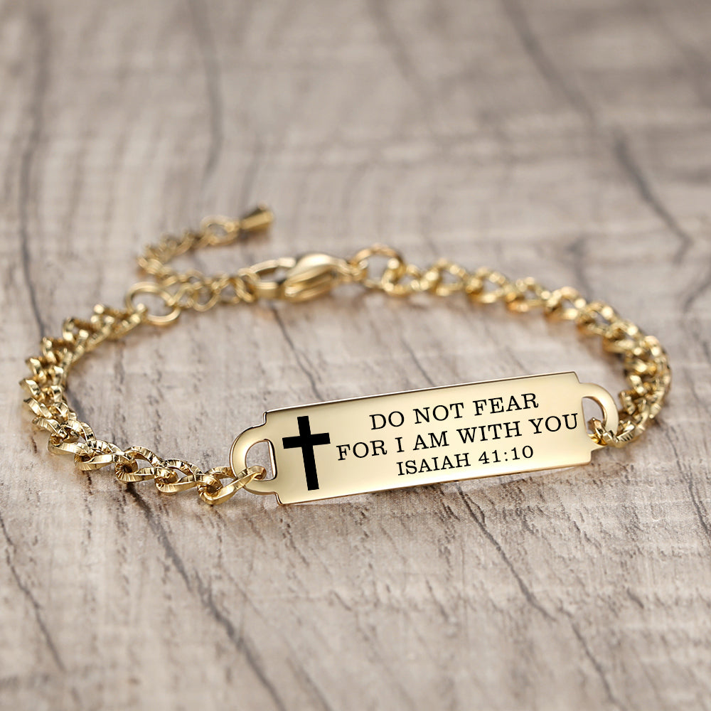 Linnalove Bible Verse Bracelet, an Inspirational Faith Bracelet for women - the Perfect Christmas Gift for girls