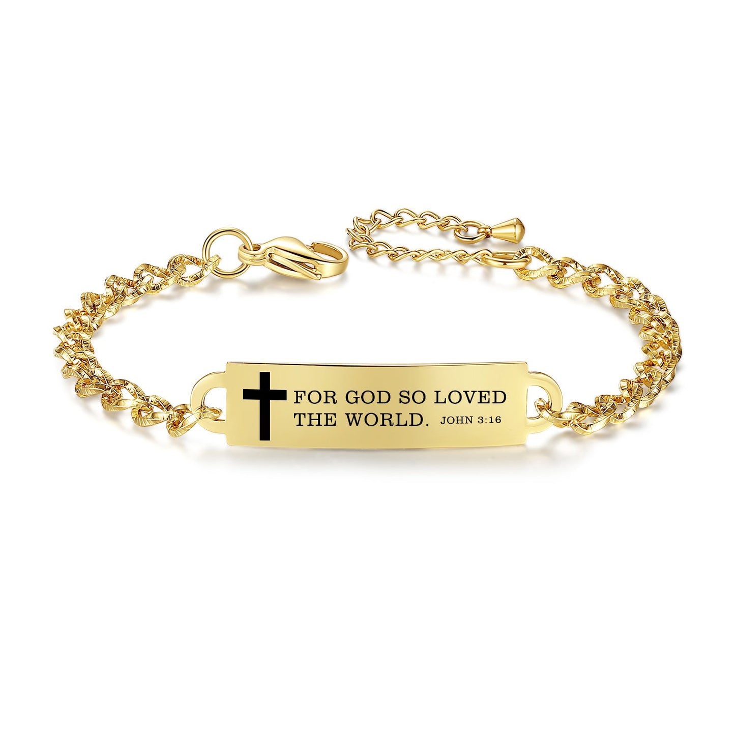 Linnalove Bible Verse Bracelet, an Inspirational Faith Bracelet for women - the Perfect Christmas Gift for girls