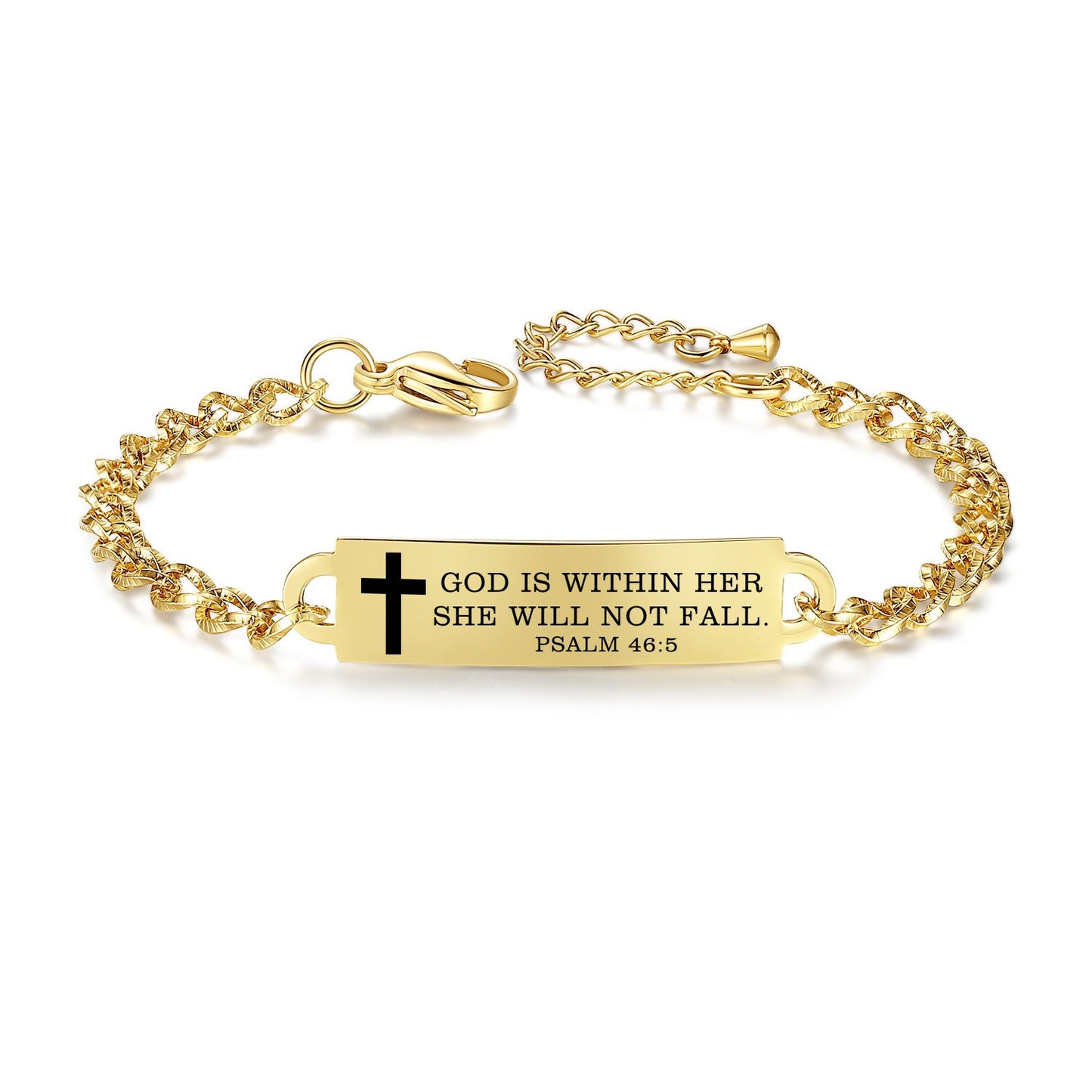 Linnalove Bible Verse Bracelet, an Inspirational Faith Bracelet for women - the Perfect Christmas Gift for girls