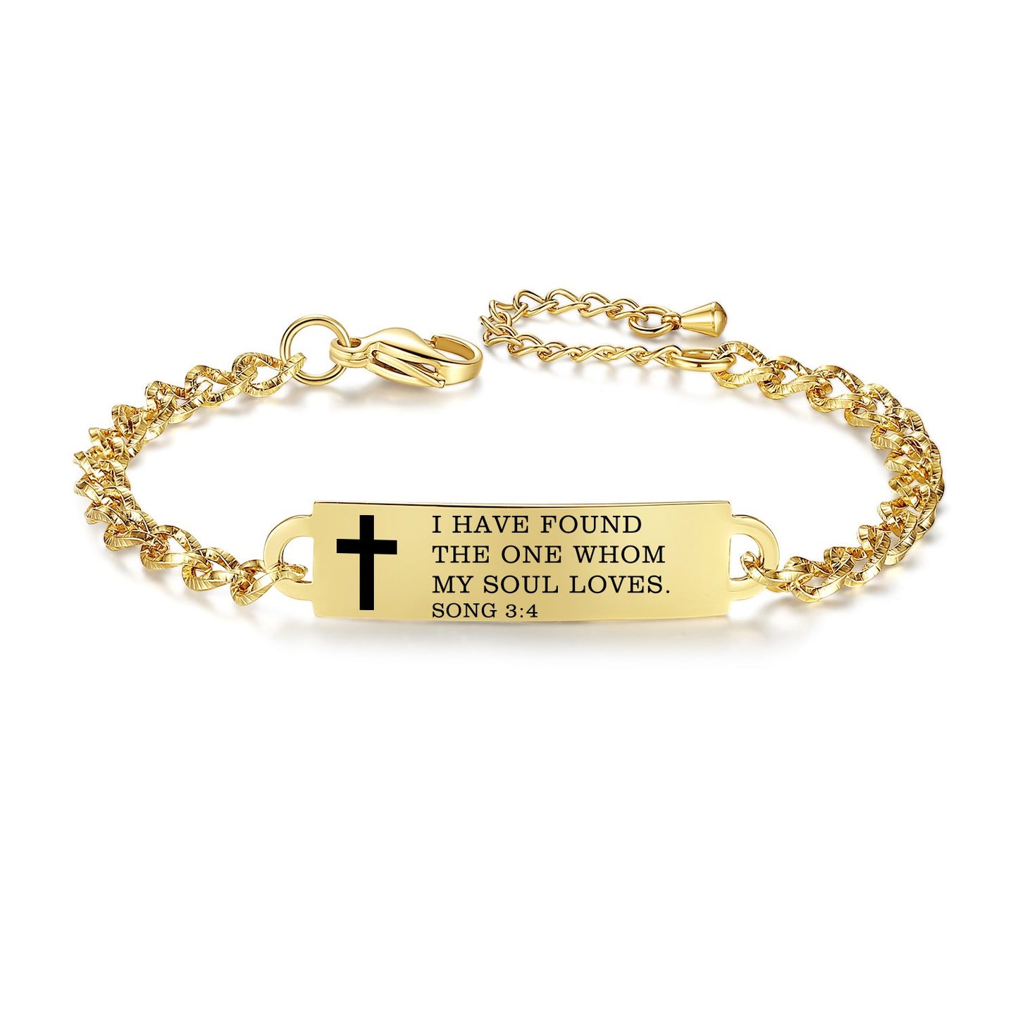Linnalove Bible Verse Bracelet, an Inspirational Faith Bracelet for women - the Perfect Christmas Gift for girls