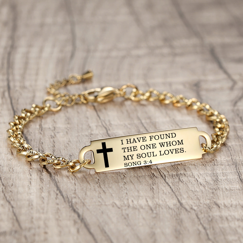 Linnalove Bible Verse Bracelet, an Inspirational Faith Bracelet for women - the Perfect Christmas Gift for girls