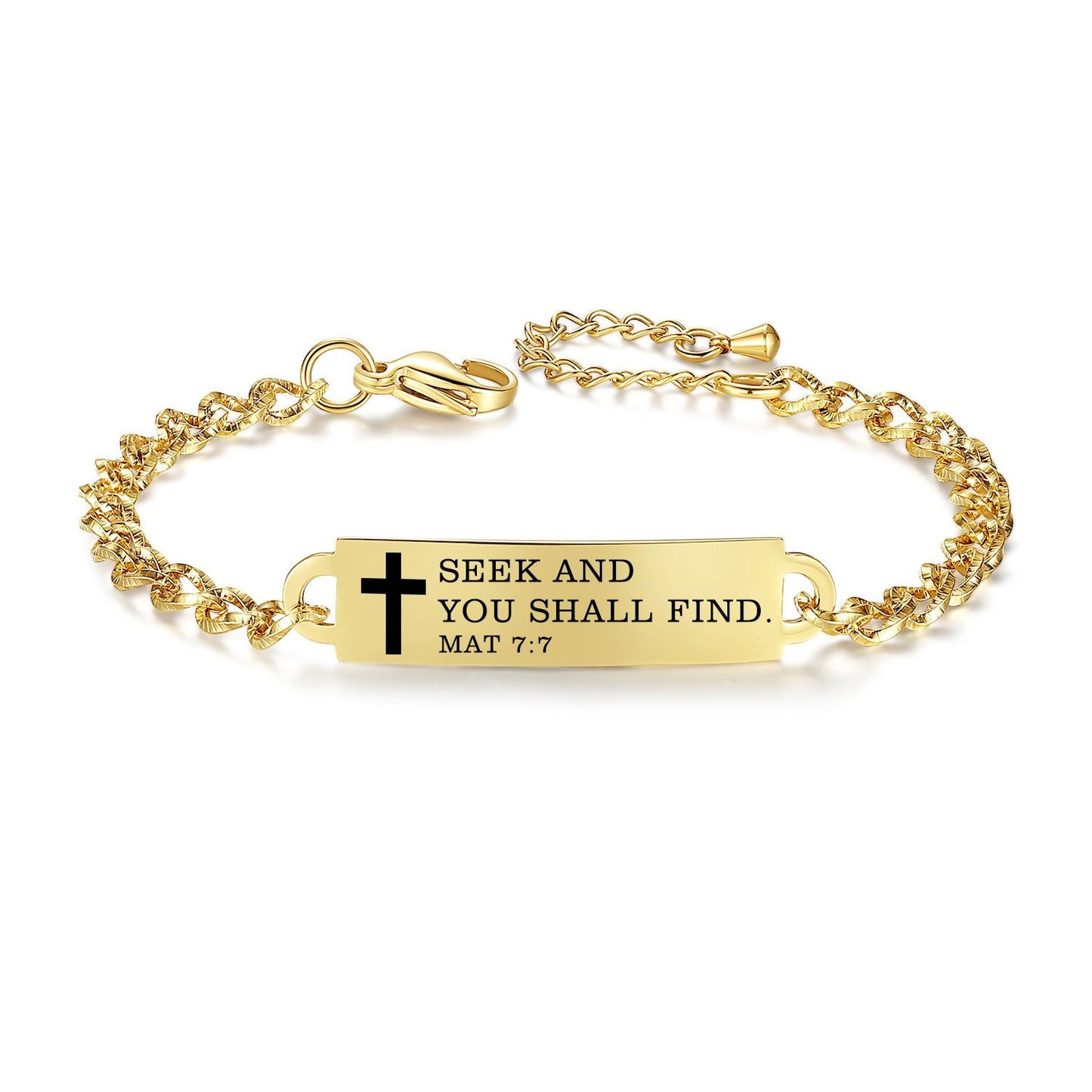 Linnalove Bible Verse Bracelet, an Inspirational Faith Bracelet for women - the Perfect Christmas Gift for girls