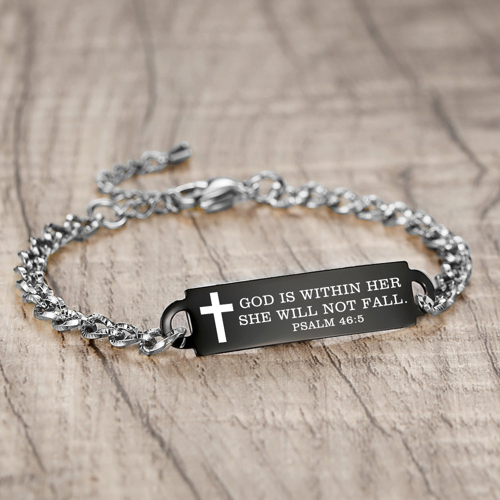 Linnalove Bible Verse Bracelet, an Inspirational Faith Bracelet for women - the Perfect Christmas Gift for girls