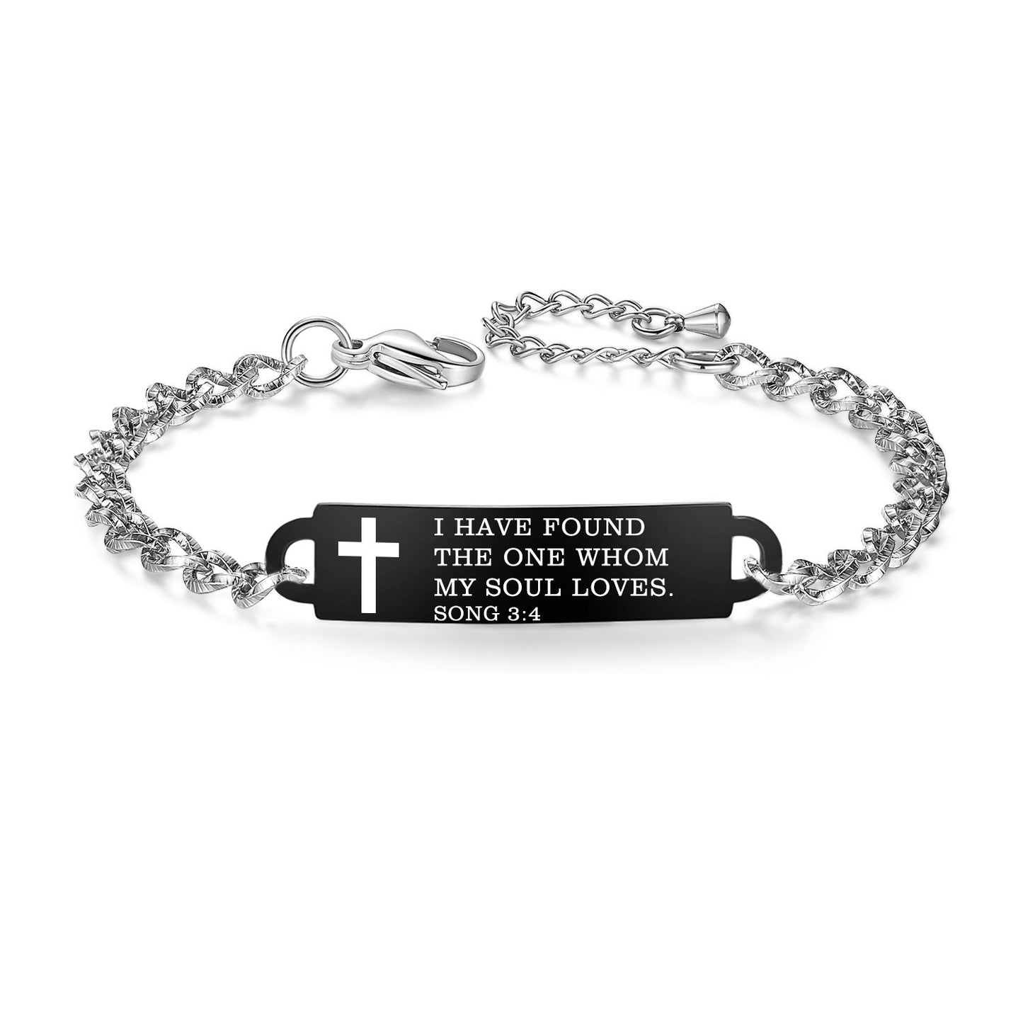 Linnalove Bible Verse Bracelet, an Inspirational Faith Bracelet for women - the Perfect Christmas Gift for girls
