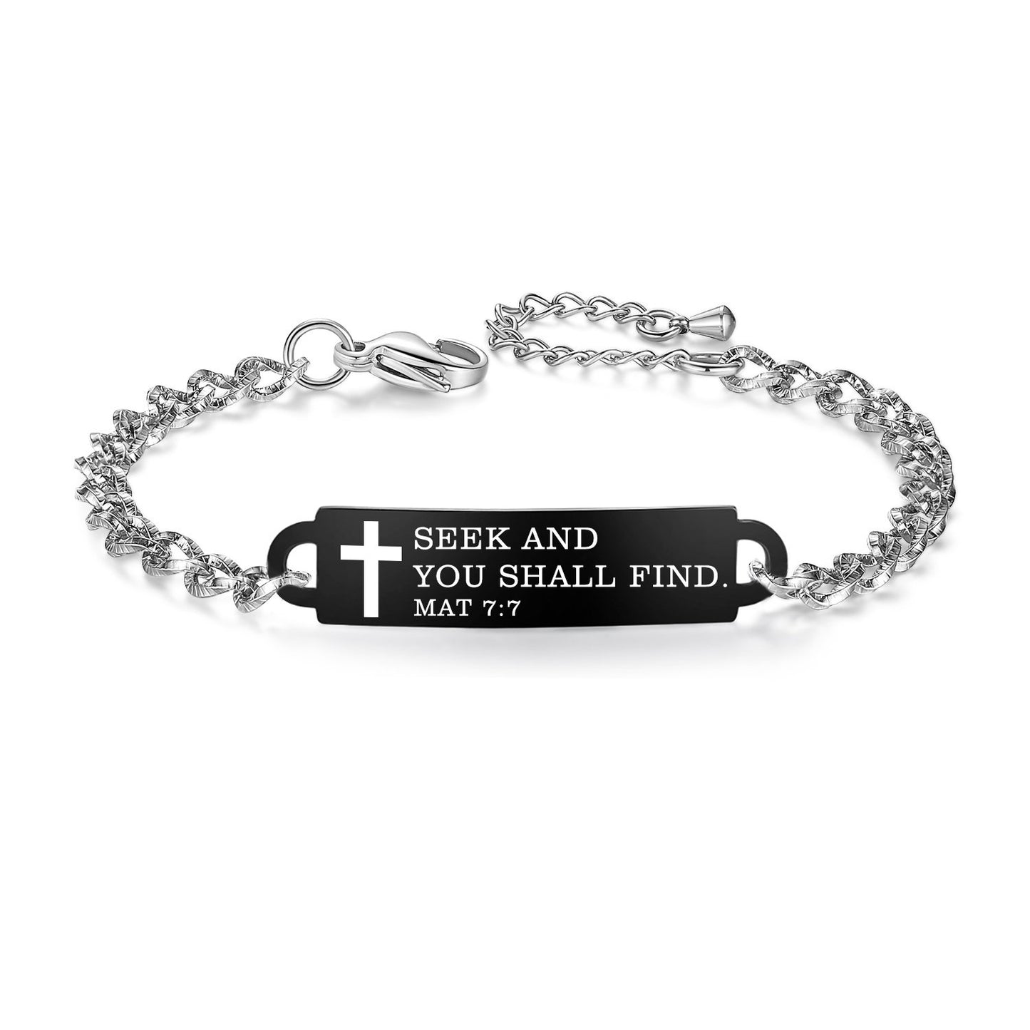 Linnalove Bible Verse Bracelet, an Inspirational Faith Bracelet for women - the Perfect Christmas Gift for girls