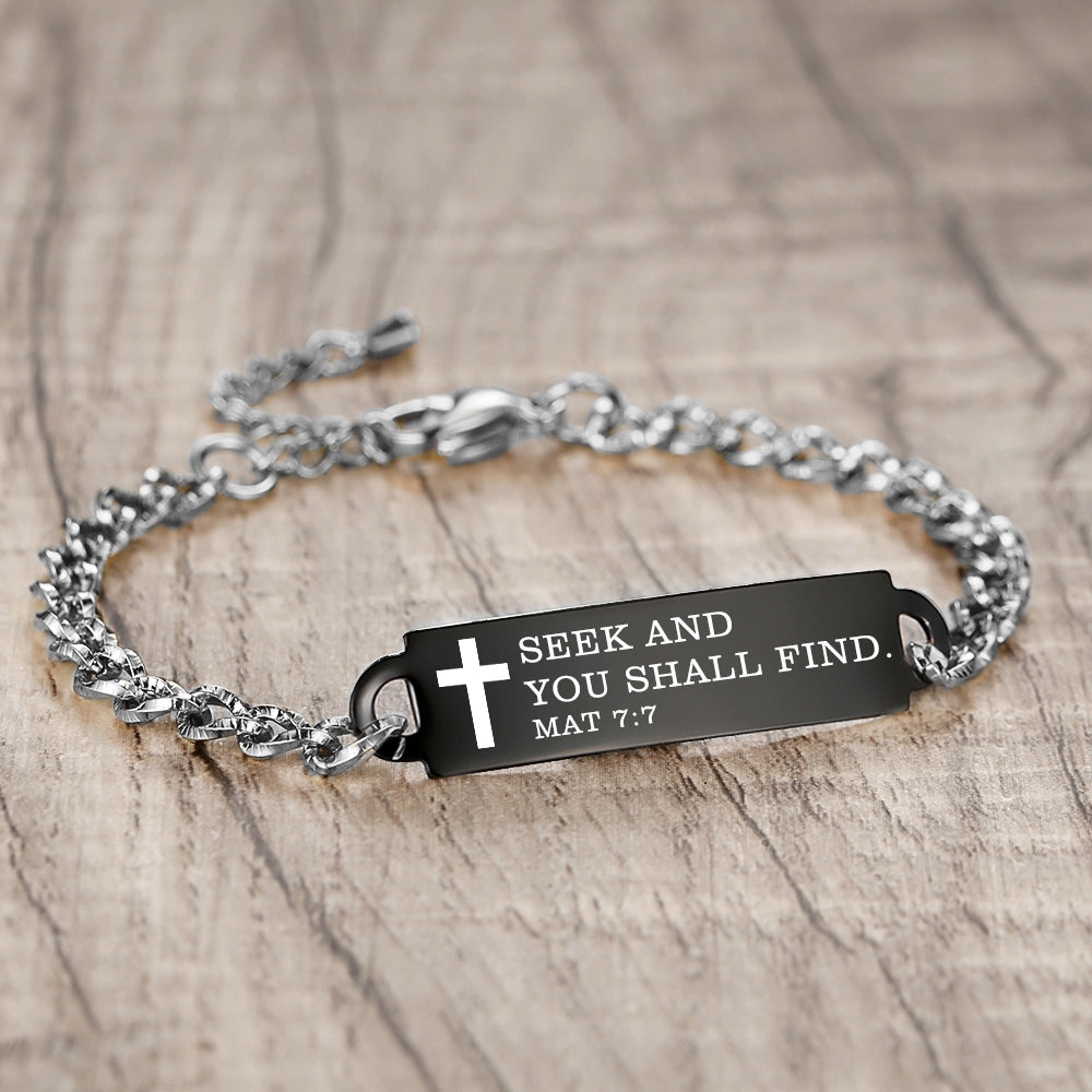 Linnalove Bible Verse Bracelet, an Inspirational Faith Bracelet for women - the Perfect Christmas Gift for girls