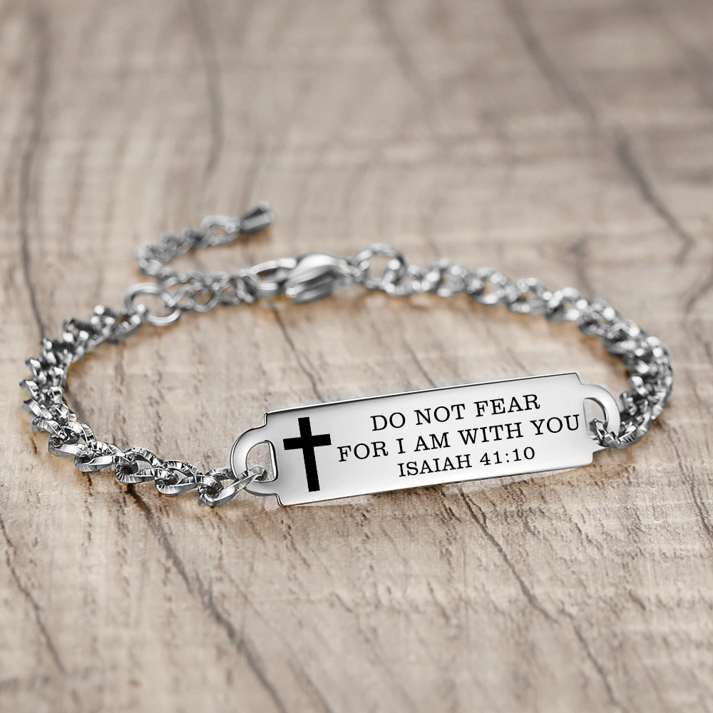 Linnalove Bible Verse Bracelet, an Inspirational Faith Bracelet for women - the Perfect Christmas Gift for girls