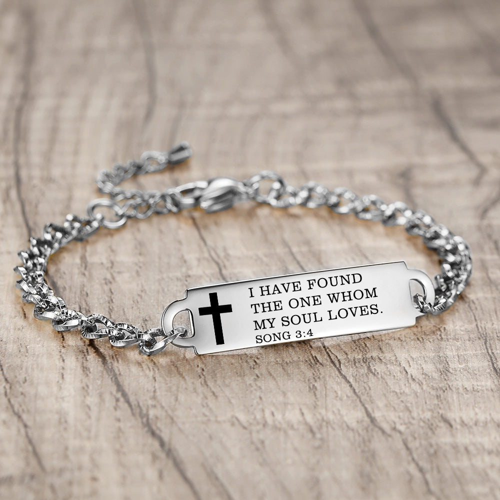 Linnalove Bible Verse Bracelet, an Inspirational Faith Bracelet for women - the Perfect Christmas Gift for girls