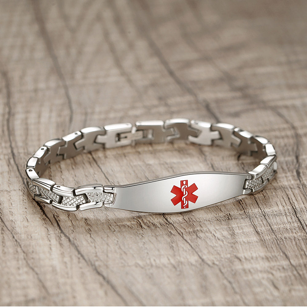 Mermaid Medical id bracelets for girl & Women with Free engraving