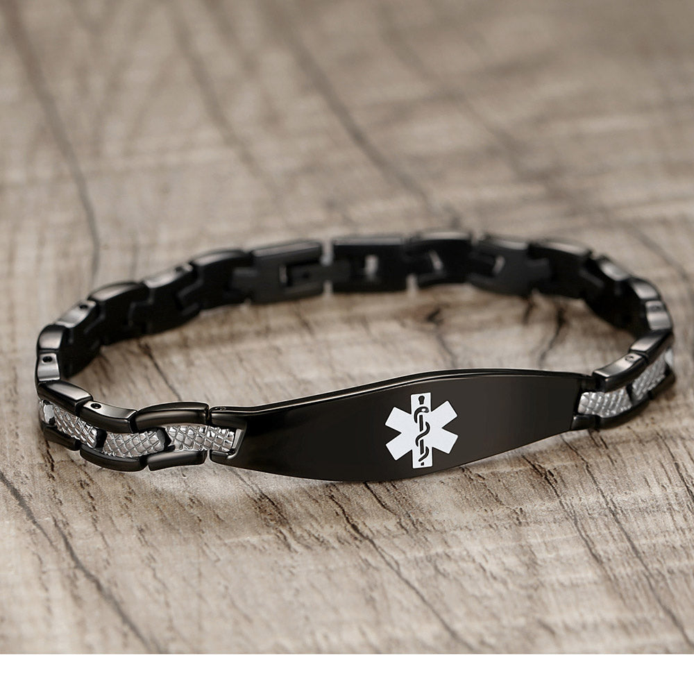 Mermaid Medical id bracelets for girl & Women with Free engraving