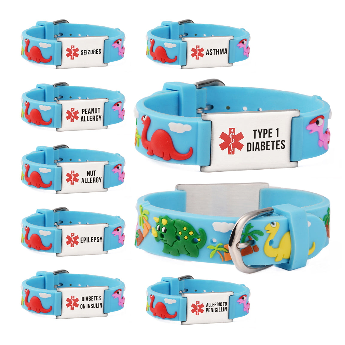 Dinosaur medical hot sale alert bracelet