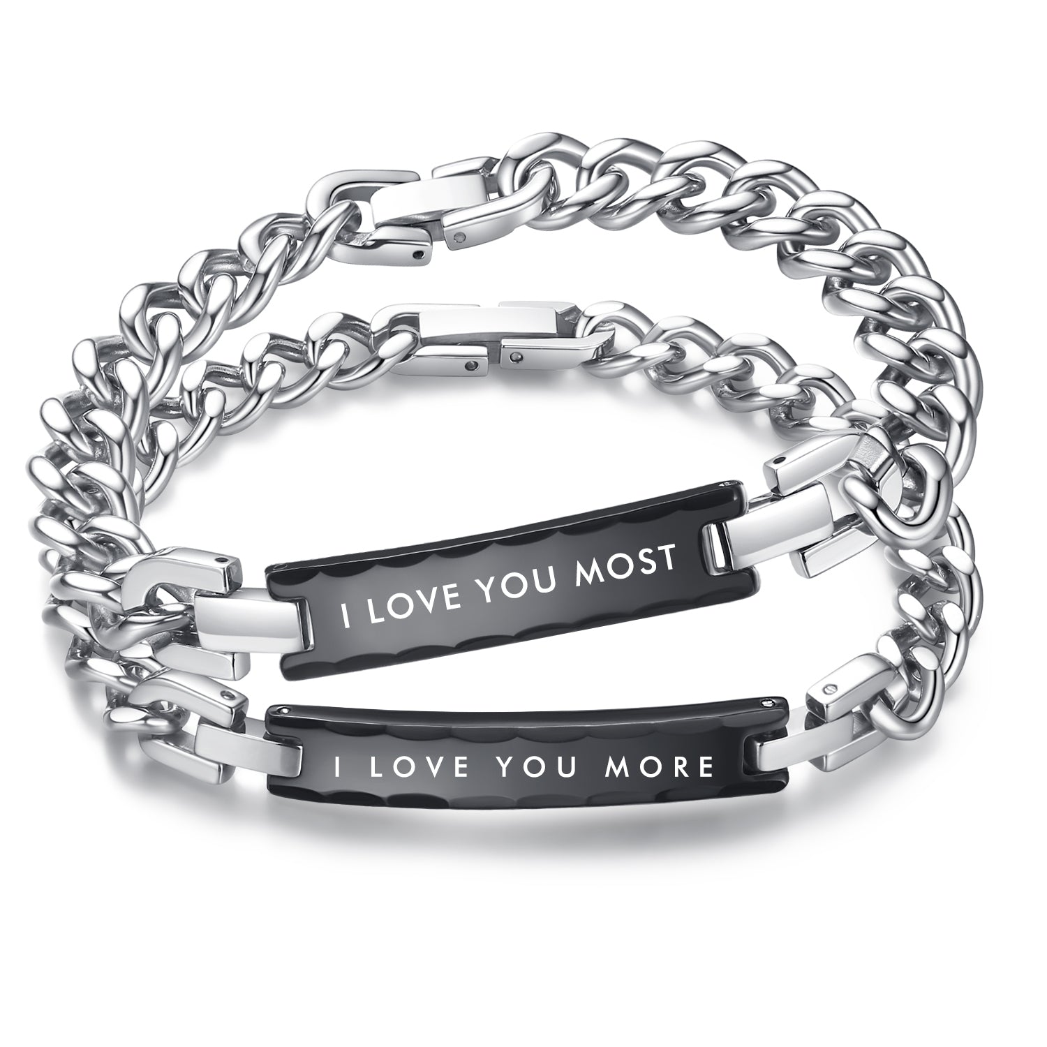 I love you more i love you most bracelets sale