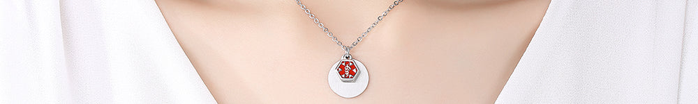 WOMEN MEDICAL ID NECKLACES