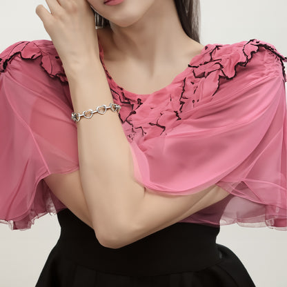 Heartbeat of Love Bracelet | Moving Heart Links in 14K Gold & Rose Gold | An Everlasting Symbol of Your Connection