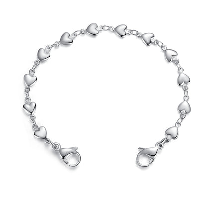 Stainless Steel Interchangeable Bracelet to Medical Alert for Women and Men-Heart