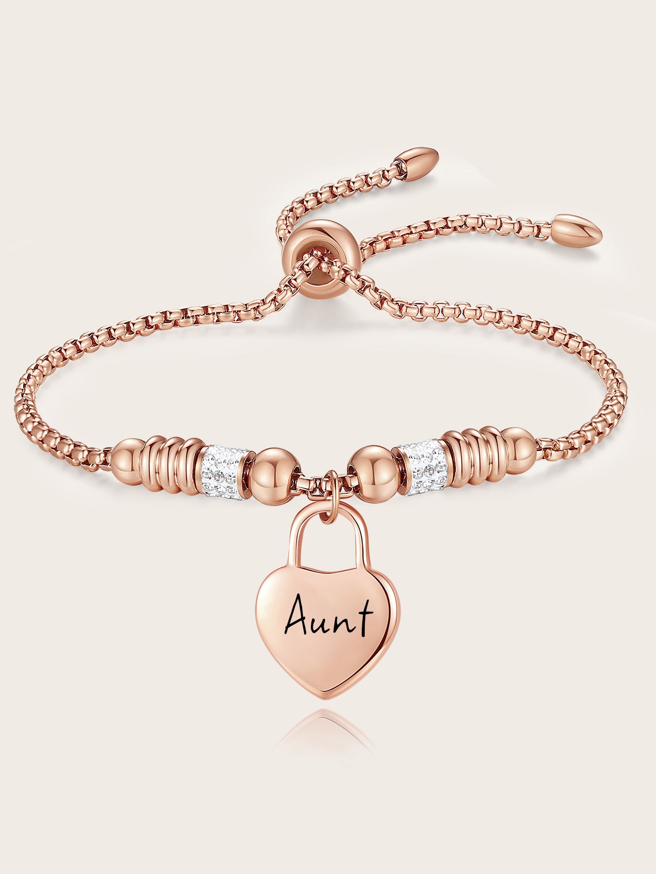 Stainless Steel Heart Bracelet - A Meaningful Gift for Women, Perfect for Christmas and New Year's Celebrations