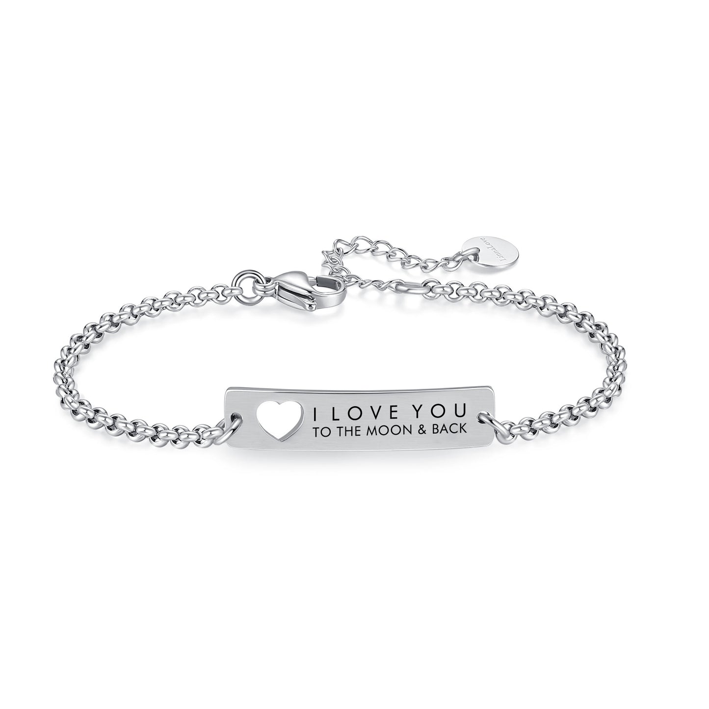 Elegant Quote Bracelets for Women - heart id bracelets
