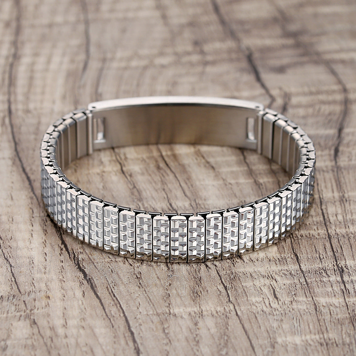 Stretch Medical Alert Bracelets for Men with Free engraving