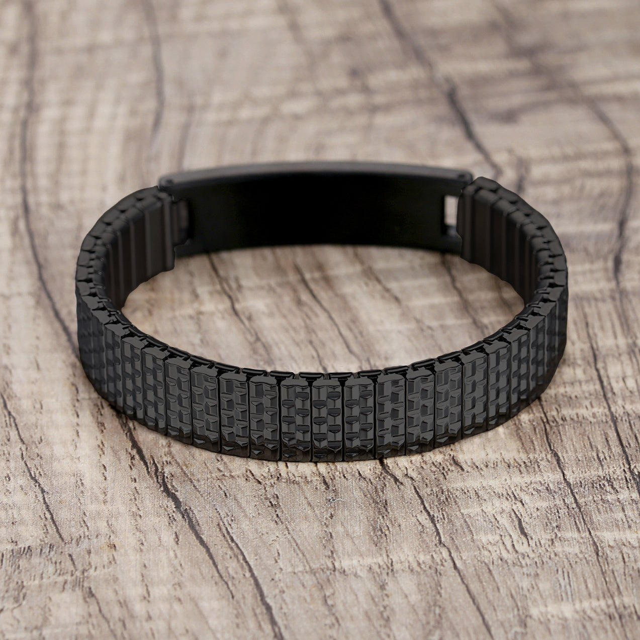 Stretch Medical Alert Bracelets for Men with Free engraving