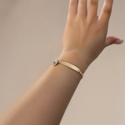 Heart Chain Medical Alert Bracelet for Women – 316L Stainless Steel | 14 Conditions Available