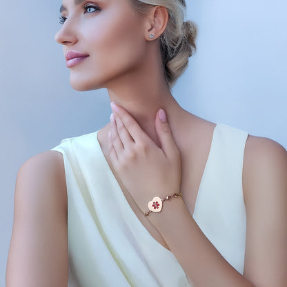 Heart charm Medical Alert Bracelets for Women