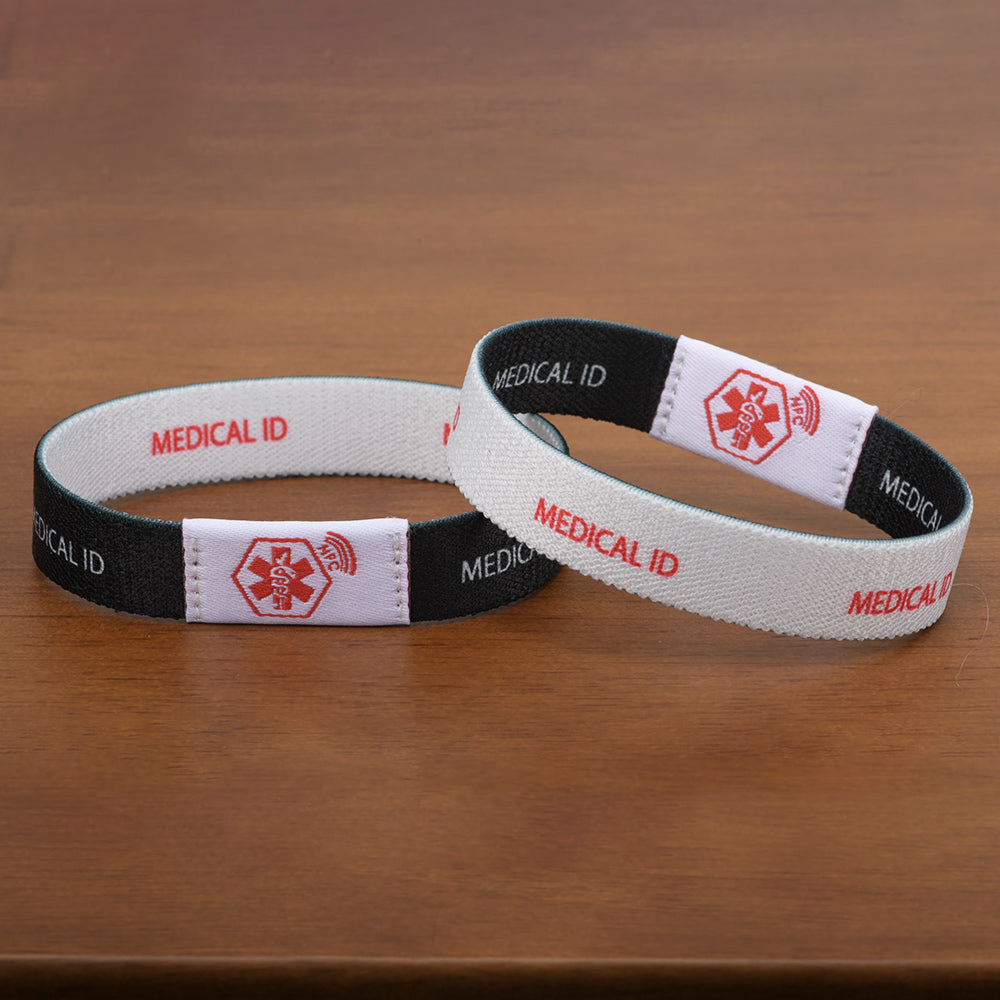 The NFC medical alert bracelet for women and men