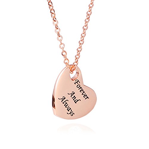 Remember i love you mom -Stainless steel heart Mom Necklace