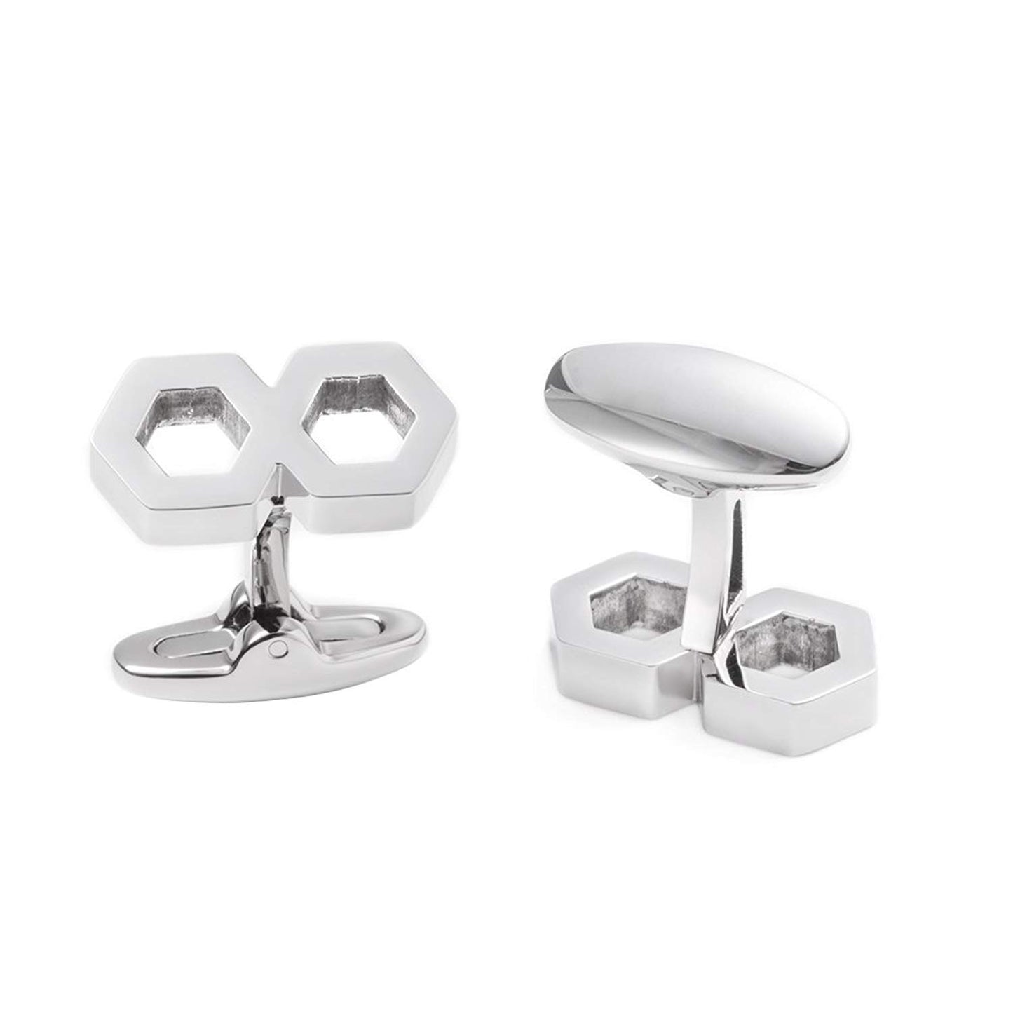 Tarrring-Stainless Steel Endless Cufflinks for Men Wedding Business