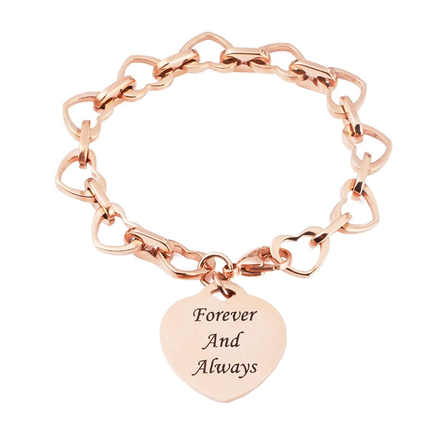 Heart to Heart Inspirational bracelet-Remember I Love You Mom