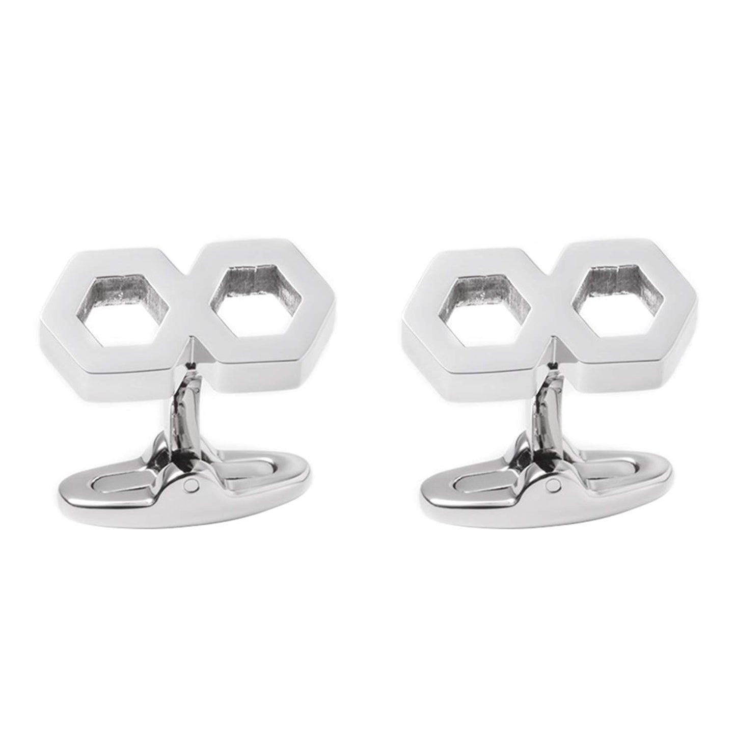 Tarrring-Stainless Steel Endless Cufflinks for Men Wedding Business