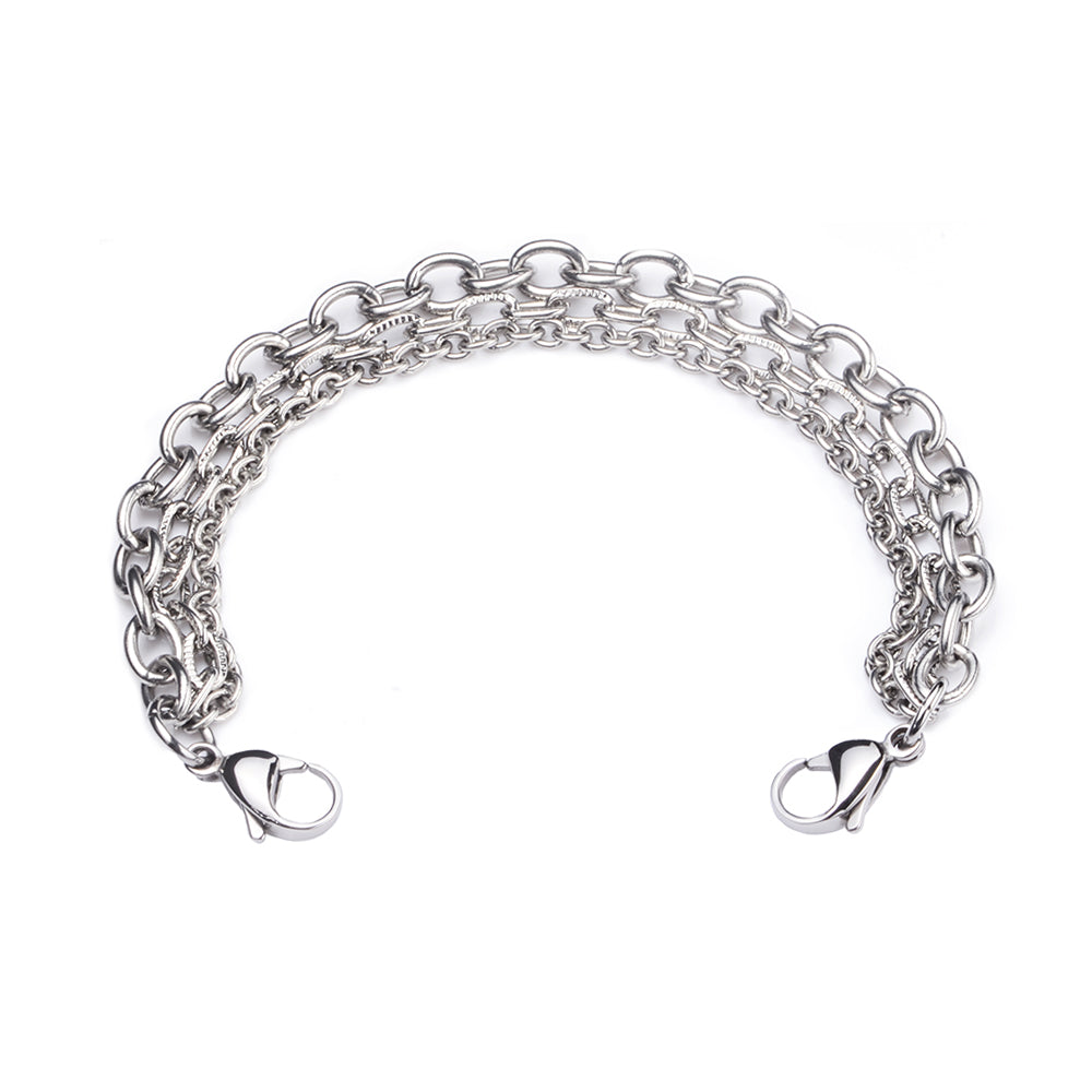 Stainless Steel Interchangeable Bracelet to Medical Alert for Women and Men-Elegant