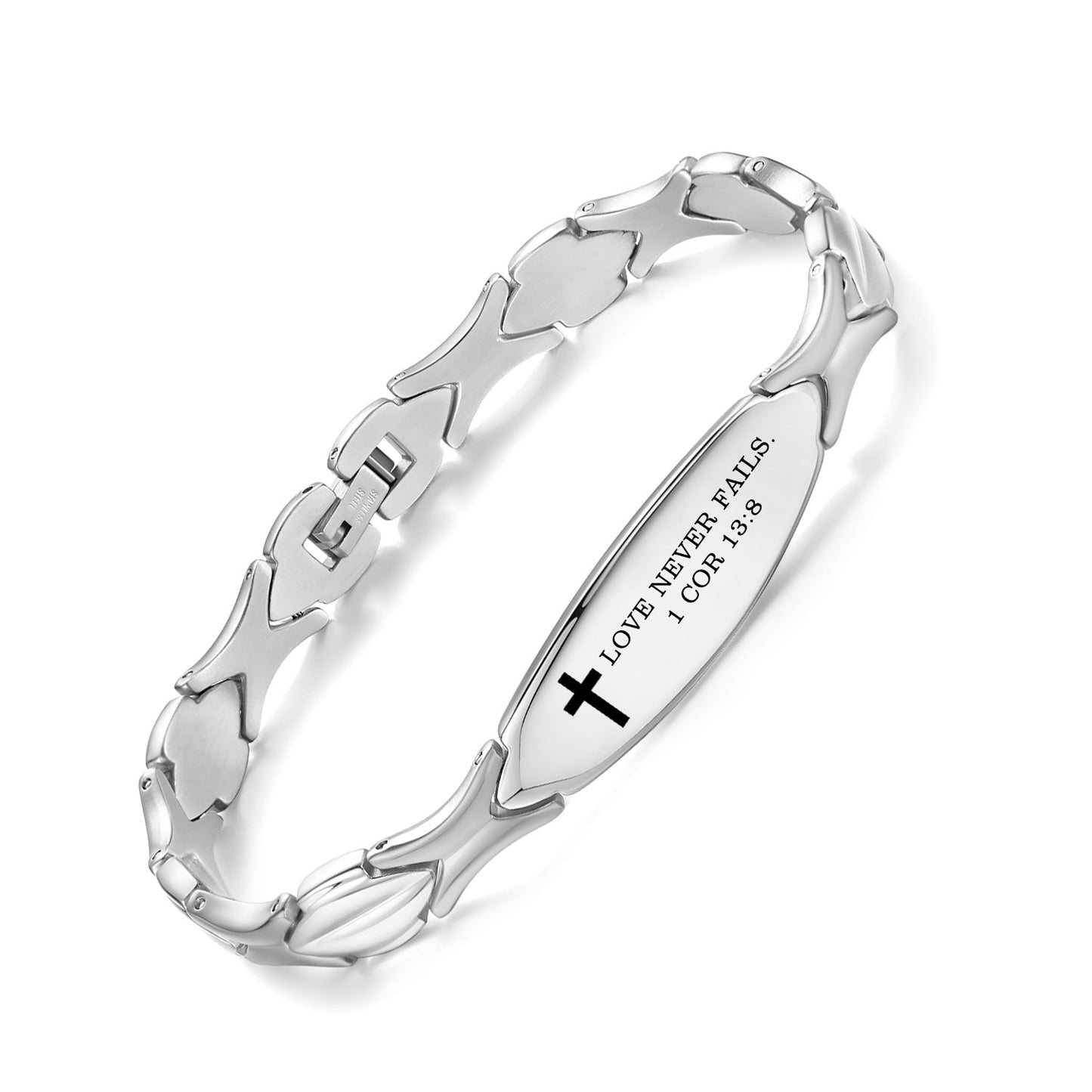 Linnalove Bible Verse Bracelet Faith Christian Mantra Quotes Bracelet for Women, Christmas Gift
