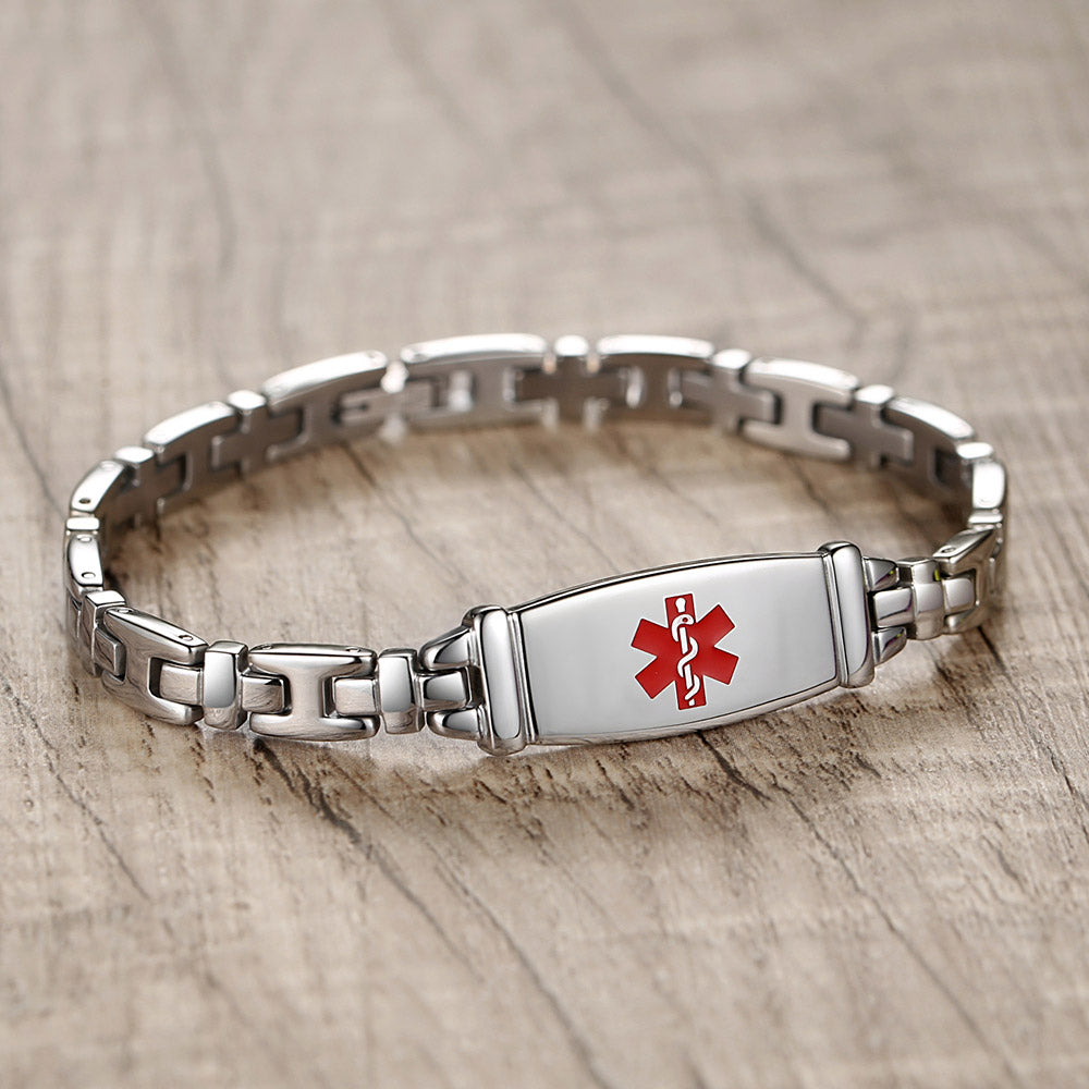 Designer medical shops id bracelets