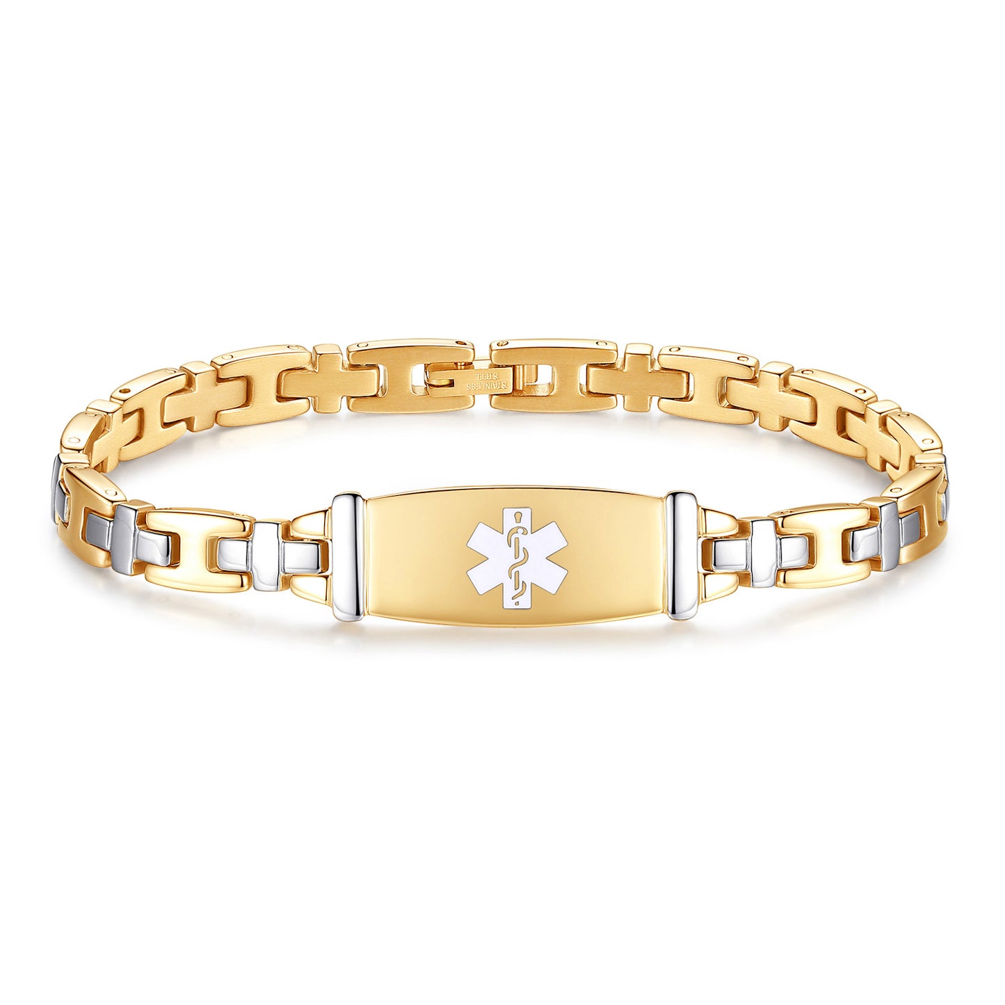 Fashion Lady Medical Alert Bracelets with Free Engraving