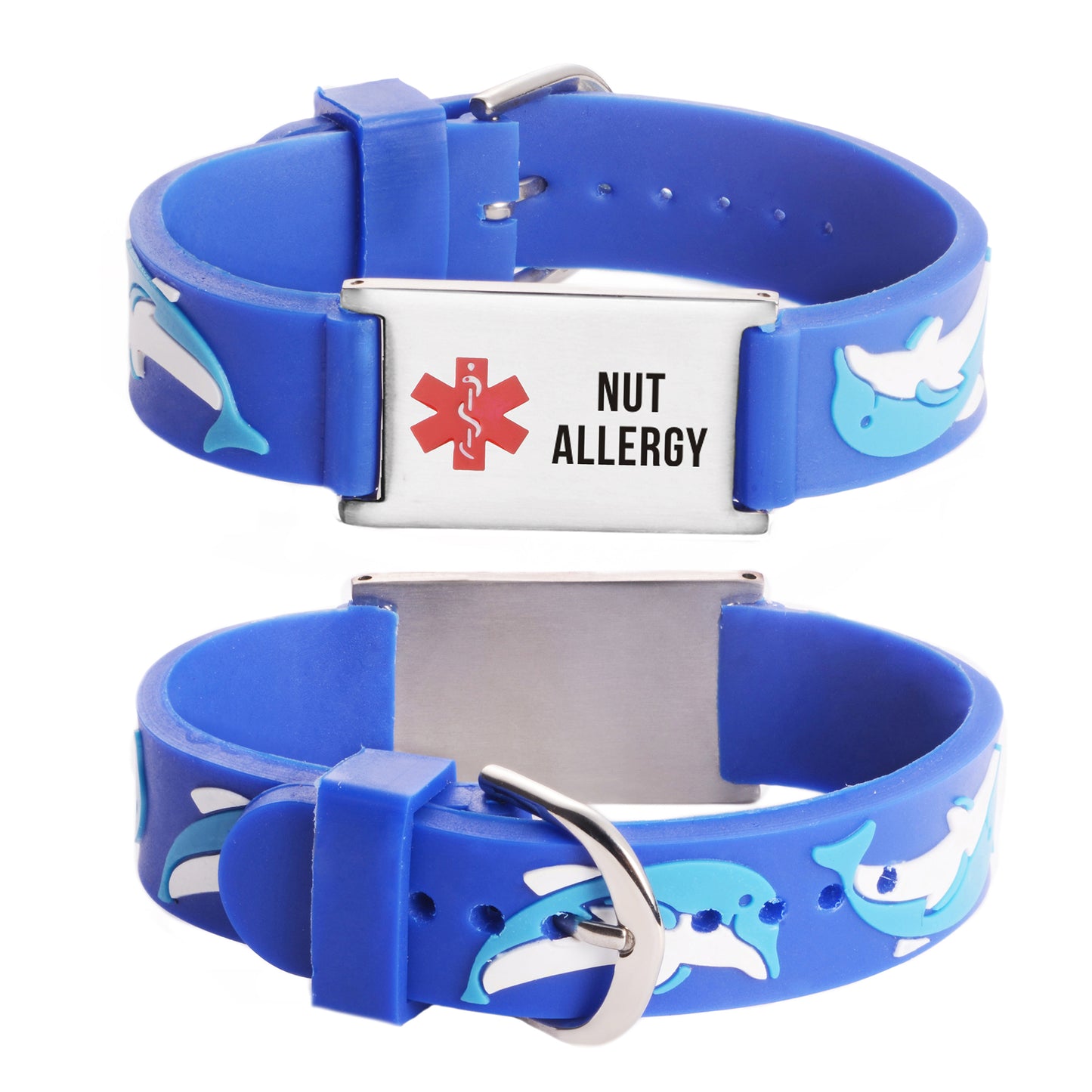 Cartoon Medical Alert id Bracelets for boy & Girls,Kids-Nut Allergy