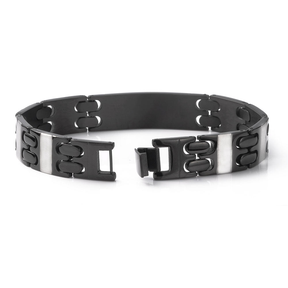 Titanium Medical id Bracelets for Men Free Engraving Emergency Medical alert Bracelets