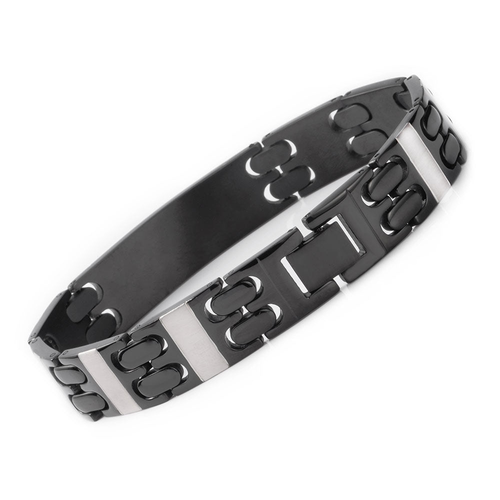 Titanium Medical id Bracelets for Men Free Engraving Emergency Medical alert Bracelets