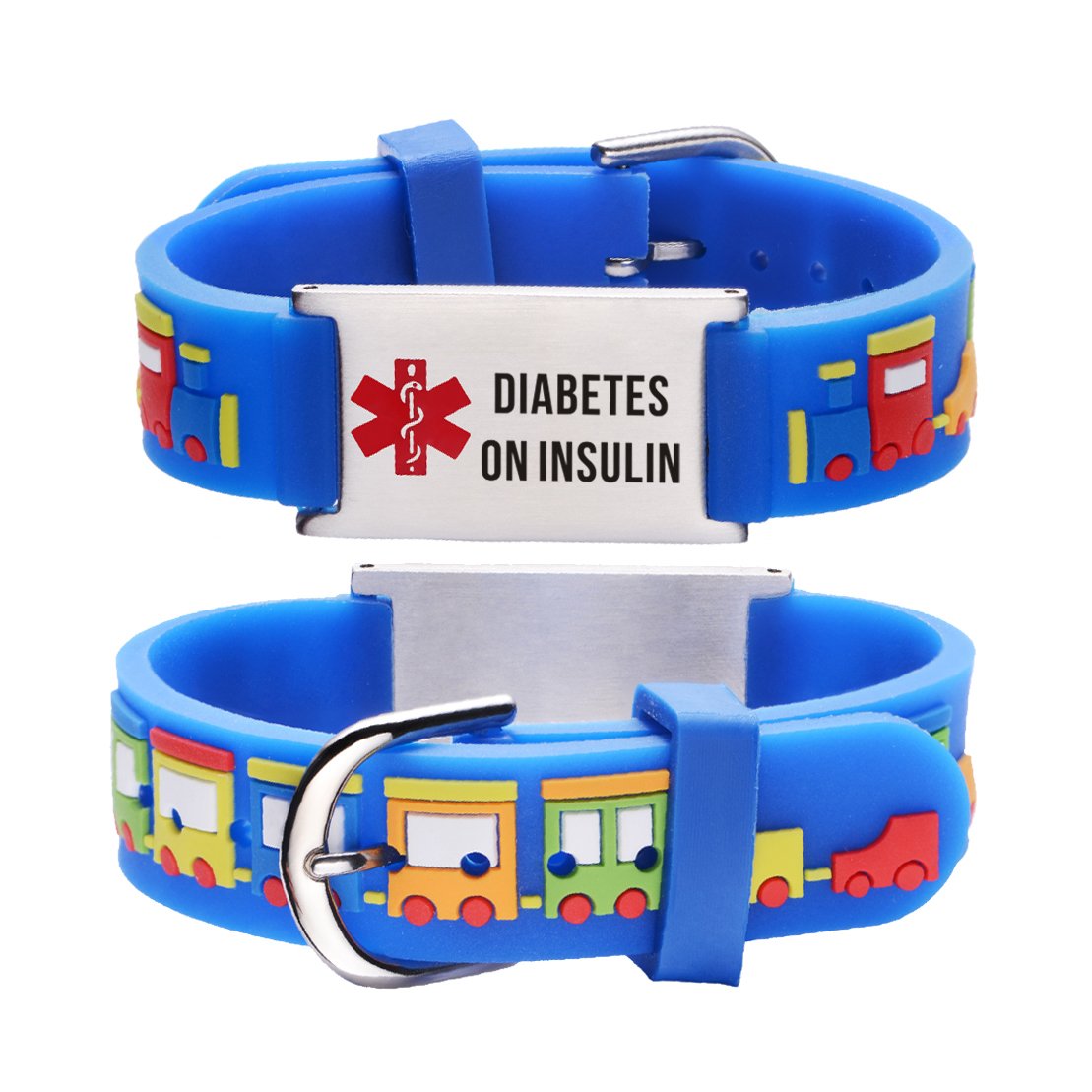 Diabetes bracelets for kids-Small train