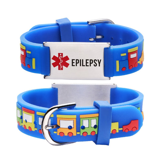 EPILEPSY bracelets for kids-Small train